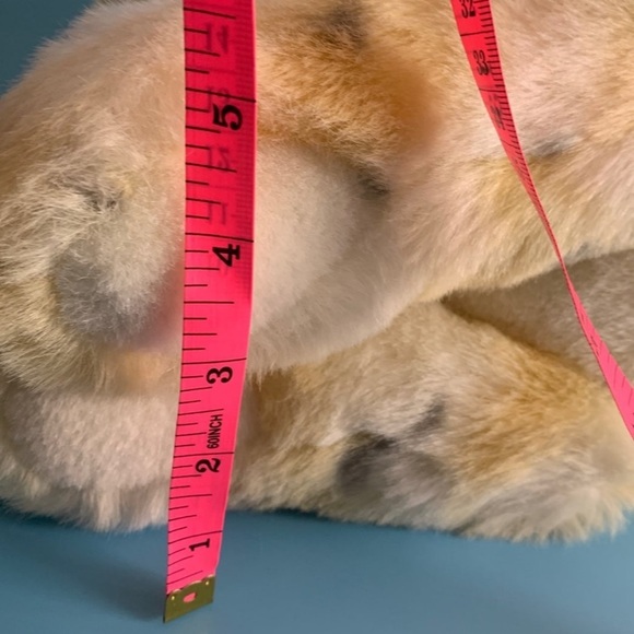 18" 1988 Chrisha Playful Plush cat kitty stuffed snimsl yellow spotted - Picture 9 of 10